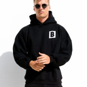 Offset Relaxed Hoodie