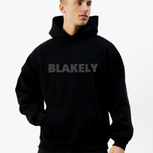 Studio Relaxed Black Hoodie