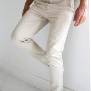 Stretch White Chinos