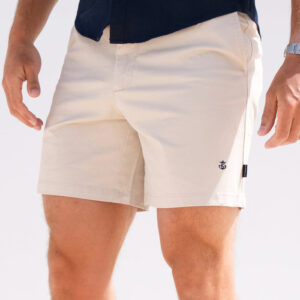 Blakely White Stretch Chino Shorts